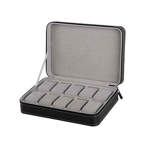 Étui à grilles en cuir PU YZCIS : coffret de montre exquis pour une protection élégante