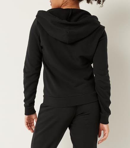 Victoria's Secret Women's PINK Logo Full Zip-up Sweatshirt, Pure Black Blur Script, XS - image 2