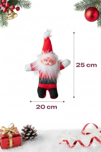 Image of Santa Claus Soft Toy | Plush Santa Claus Soft Toy | Stuffed Santa Clause | Perfect for Holiday Decor and Christmas Gifting | A | PoPo Toys 