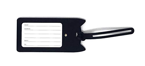 Kate Spade New York Silicone Luggage Tag With Durable Strap, Black Cat #TOP3