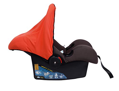 Image of 1st Step 4 in 1 Multi Purpose Baby Carry Cot,Car Seat, Rocker,Feeding Chair for Infant Babies of 0 to 15 Months & Weight Capacity Upto 13 Kgs (Orange)