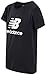 New Balance Girls Athletic Shirts - 3 Pack Active Performance Girls Shirts - Crew Neck Graphic Short Sleeve Tee Athletic Top, Size 14-16, Mango/Black/Pink