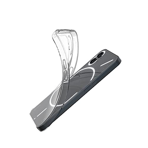 Image of A Accessories kart Transparent || Edge to Edge Protection Back case Cover for Nothing Phone 1 - Transparent