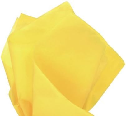 Bulk Dandelion Canary Yellow Tissue Paper 20 Inch x 30 Inch - 48 XL Sheets