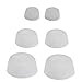 Huayuwa Lot de 3 paires d'embouts en silicone (S+M+L) pour casque sans fil Jabra Elite 75t/65t/Active/Sport Evolve, semi-transparent