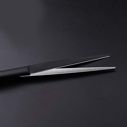 Ciseaux de coiffure 6 pouces anti fatigue cisaillement plat net noir
