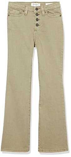 Jessica Simpson Jessica Girls' Jeans, Olive Flare, 16