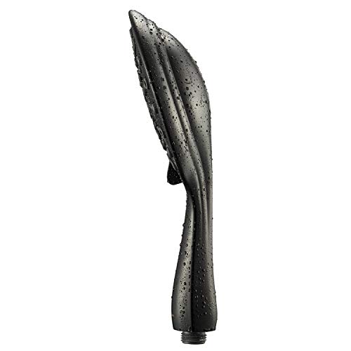 Couradric Handheld Shower Head, 6" Oil-Rubbed Bronze Face 6 Spray Setting Shower Head with High Pressure, Brass Swivel Ball Mount and Extra Long Flexible Stainless Steel Hose
