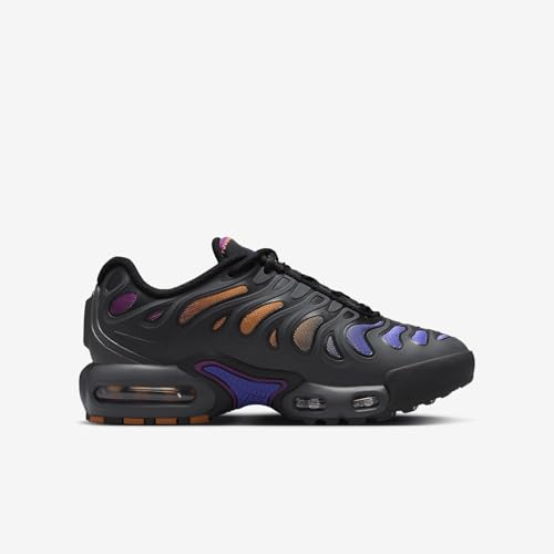Nike Air Max Plus Drift Big Kids' Shoes (FV5921-001, Anthracite/Black/Viotech/Monarch) Size 73