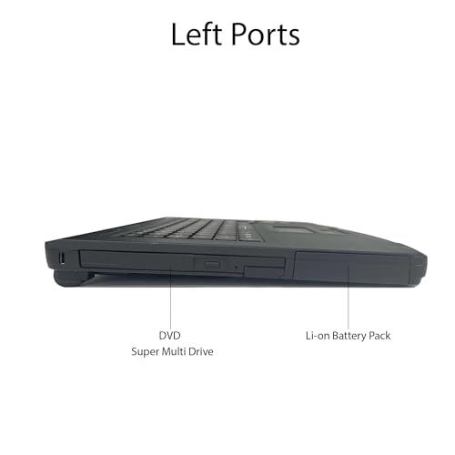 Image of Panasonic Toughbook 54 MK3 Semi-Rugged Laptop, 14 inch HD Display, Core i5-7th Gen, 512GB SSD, 32GB, Webcam, DVD Super Multi, Windows 11 Pro, New Battery (Renewed)