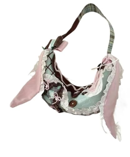 Ripped Women Tote Bag Vintage Bag Trendy Large Cute Purse Y2k Streetwear Fairy Grunge Handbags Emo