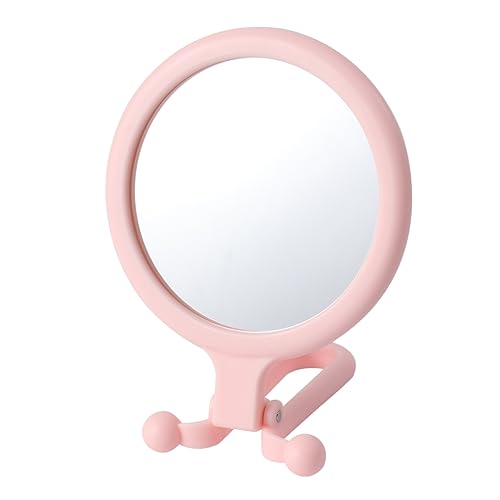 HONMEET Folding Compact Mirror Mini Makeup Mirror Round Pimples Care for Women Travel Salon