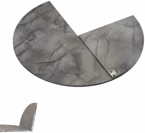 Large Round Wood Table Top - 4-Foldable Replacement for Dining Tables - Versatile Temporary Tabletop for Indoor/Outdoor Use - Durable and Stylish Design