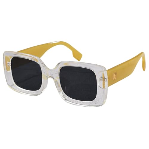 Lunettes de soleil de cyclisme pour vos voyages et sorties vélo de style vintage jaune clair
