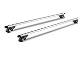 Autodachträger Dachgepäckträger Dachträger-Querstange Verstellbar Aluminium-Schiene Gepäck 90 Kg Querstangen Für SUVs Und Limousinen