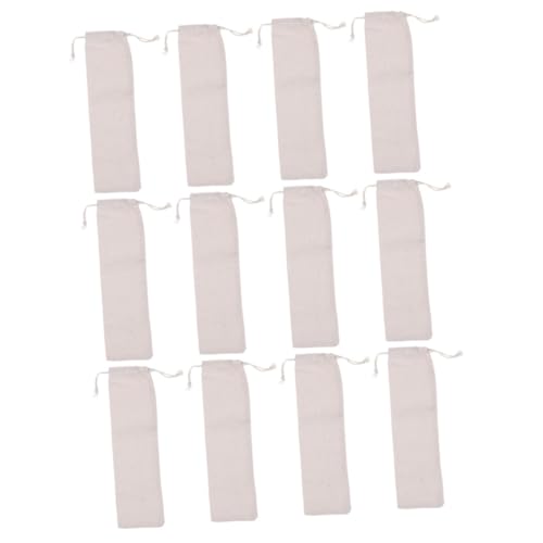 Cabilock 3 Juegos Bolsa Con Cordón Caso Manejar Basura Botín Bebiendo Favor Storage Bags Tote Bag Bolsas Con Cordón Tenedores Bolsas De Almacenamiento Sabana De Algodon Beige 4 Uds * 3