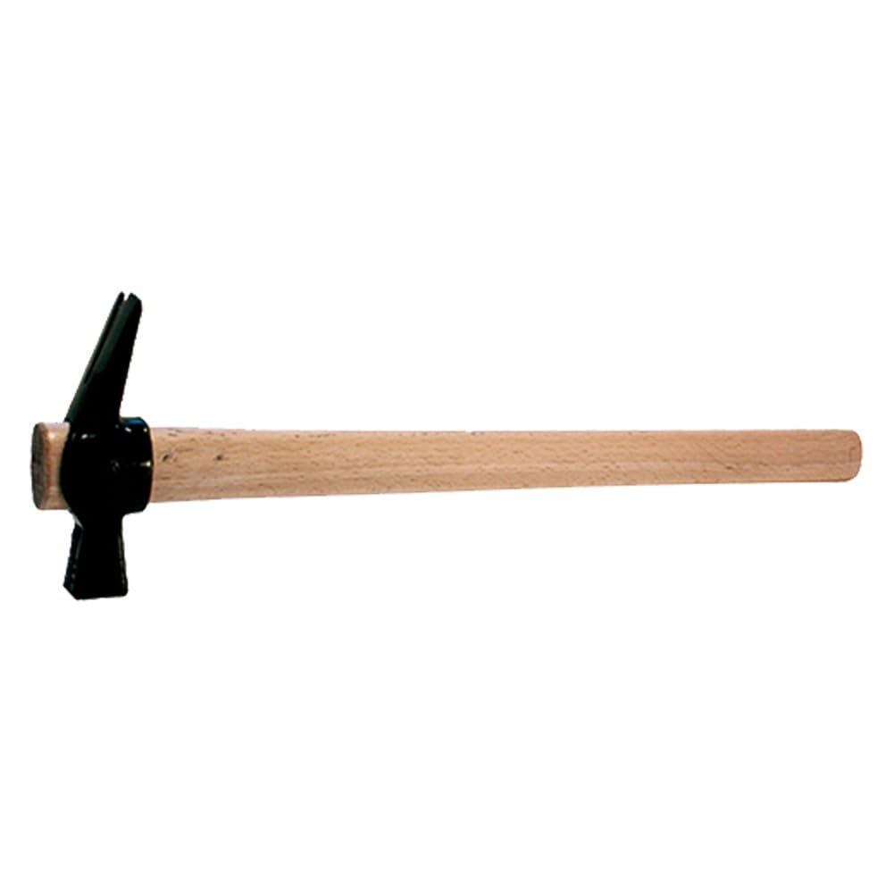 Martillo carpintero cabeza de acero endurecido. Mango de madera barnizada.