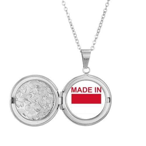 Collier avec médaillon d'amour indsia country au design raffiné et élégant