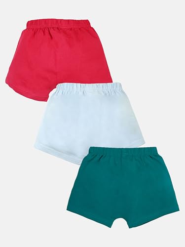 Image of KiddoPanti Boys Boxer Shorts Pack of 3 | Soft Cotton-Lycra Blend | Comfortable Fit with Bio Wash for All-Day Comfort | Kids Briefs