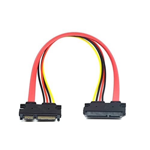 Cable de extensión SATA 22 pines 0.5 m macho a hembra miniatura 3