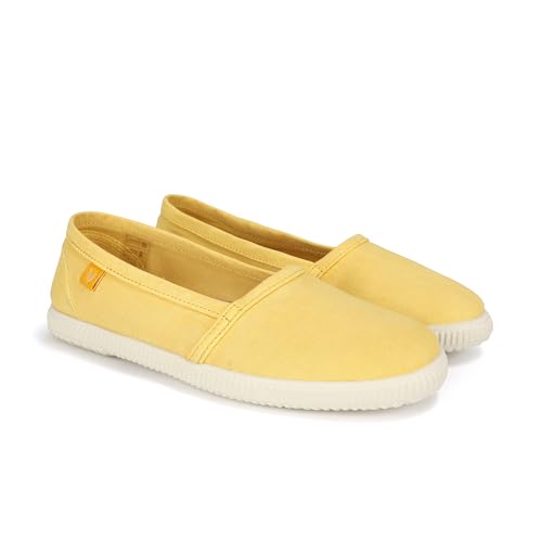 WALK IN PITAS | Camping | Alpargatas de Mujer | Mocasines | Náuticos Casual | Zapatillas de Tela | Zapatos sin Cordones | Deportivas Casuales | Calzado de Walkinpitas | Mostaza 40