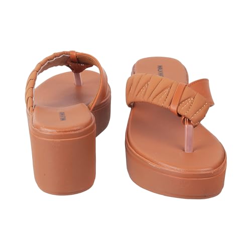 Image of Walkway Women Synthetic Leather Wedge Heel Fashion Sandal
