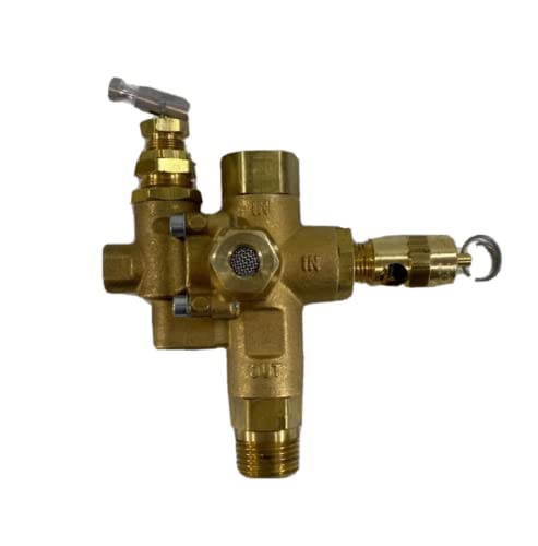 Replacement For Ingersoll Rand 56288756, 1/2" Inverted Flare Top Inlet X 1/2" MNPT Outlet, Combo Unloader Pilot Check Valve with Safety Release Valve,