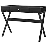 Ameriwood Home Paxton Campaign Computer Desk, Black