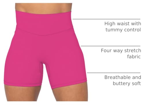 Image of Sunzel No Front Seam High Waist Biker Shorts for Women, Squat Proof Yoga Workout Gym Bike Shorts | 3, 5 Or 8-Inch Inseam, High Waisted, Tummy Control, No Front Seam, Buttery Soft, Compression Fit, Squat Proof