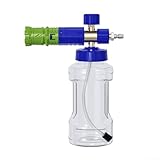 Vaporisateur de lavage de voiture haute performance avec mousse réglable pour diverses applications de nettoyage (bleu et vert)
