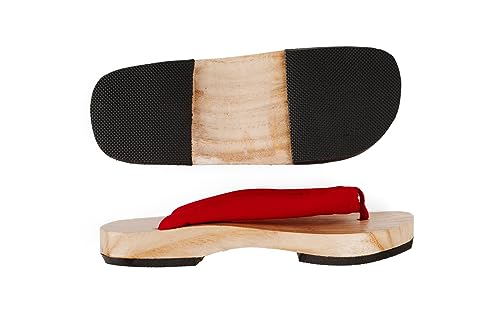 Image of Japanese Wooden Clogs Geta Slippers