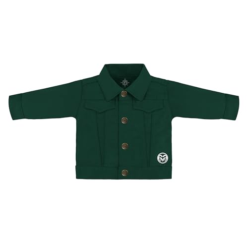 Infant Denim Jacket - Colorado State Rams Logo - Hunter - 18 Mos