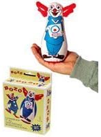 Original Bozo the Clown Bop Bag Inflatable Punching Toy 7 Small Desk Size