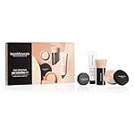 bareMinerals Original Get Started Kit Mini, 4 Piece Mineral Makeup Includes Original Loose Foundation, Face Primer, Setting Powder, Brush, Must-Have Kit, Travel Size, Vegan
