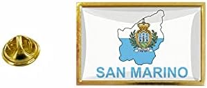 Pin pin badge country flag map RSM Saint Marine