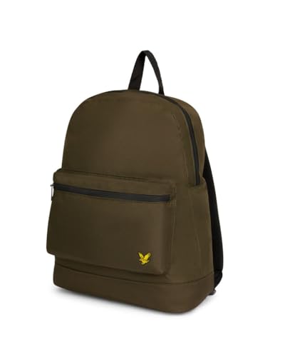 Lyle & Scott Unisex Branded Lightweight Rucksack - Olive - One Size