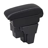 🚕 【MATERIAL DE ALTA CALIDAD】: Está hecho de material de alta calidad ABS + cuero sintético, con buena calidad, sensación cómoda de la mano, no es fácil de usar y tiene una larga vida útil.