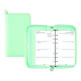 Filofax Saffiano Zip Organizer, Personal Compact Size, Neo Mint - Cross-Grain, Leather-Look, Six...