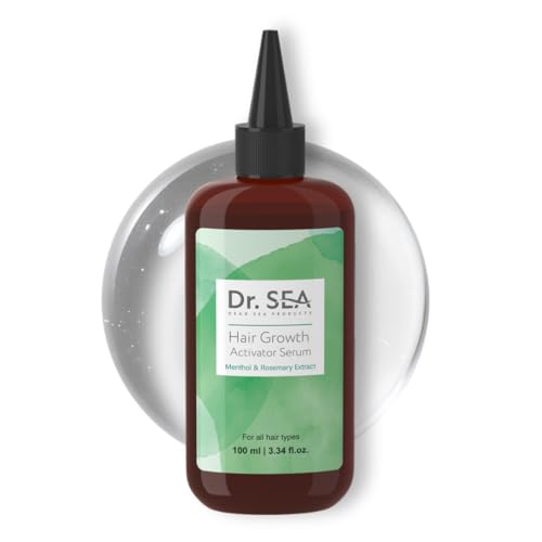 SEA serum na porost włosów z mentolem i rozmarynem – stymuluje mieszki włosowe, wzmacnia i normalizuje skórę głowy – wspomaga zdrowy wzrost włosów, 100 ml