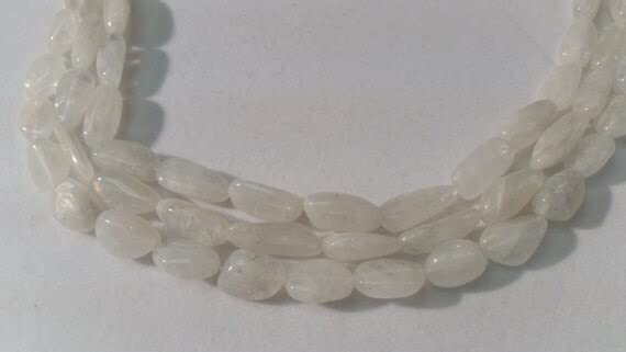 Pierre de lune arc-en-ciel en perles pépites de 15x20mm pour bijoux artisanaux