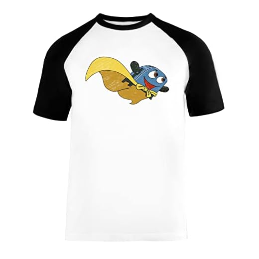 Valiente Pequeño Tostadora - Volar Lejos Unisex Camiseta De Béisbol Mangas Cortas Hombre Mujer Blanca Negra
