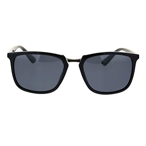 Mens Polarized Lens Sunglasses Designer Fashion Square Frame UV Block2