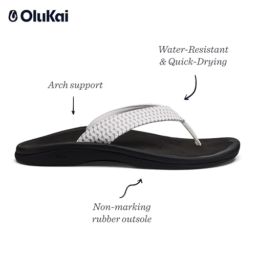 Image of OluKai Ohana Women's Sandals, Water Resistant Flip Flops with Arch Support