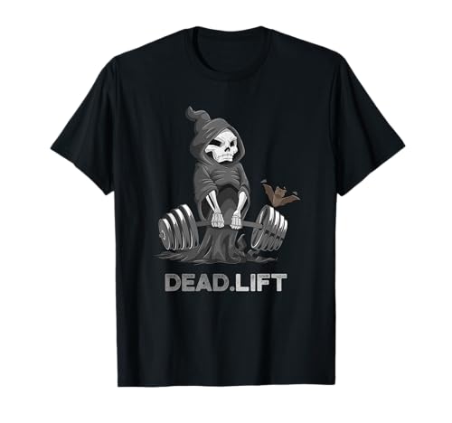Camisa de Levantamiento de Peso Muerto de la Muerte para Culturismo, Levantamiento de Potencia, Divertido Gimnasio Camiseta