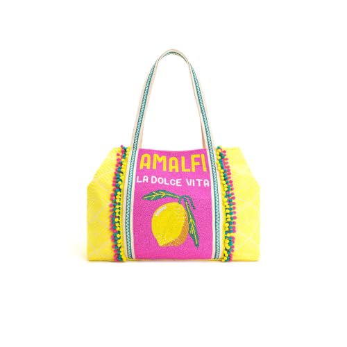 Bolso Tote con cuentas Amalfi America & Beyond 24" x 13" x 6"