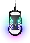 SteelSeries Aerox 3 - Souris de jeu super légère - 8,500 CPI TrueMove Capteur optique de base - Ultra-léger 59g Conception résistante à l'eau - Universel USB-C connectivité - Onyx (Renewed)