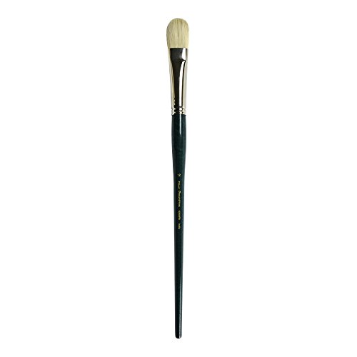 Princeton Ashley, Brushes for Acrylic and Oil Series 5200, Interlocked Chungking Bristle, Filbert Size 12