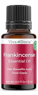 Viva Doria 100% Pure Frankincense Essential Oil, Undiluted, Food Grade, 15 ml