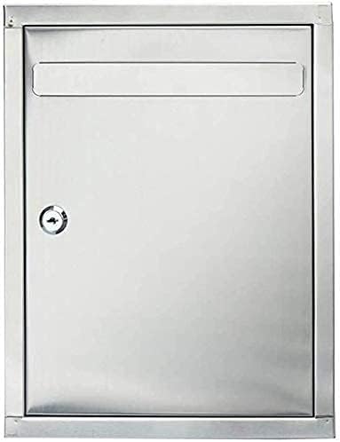 Retro Postbox, Storage jar Post Box Wall Mounted Mailbox Suggestion Box With Lock Wall Mounted Mail Box Key Drop Box Cards Safe Lock Bo