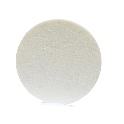 AUTSUPPL 10Pcs Facial Powder Puff Sponges Round Makeup Applicators for Foundation Blush and Cosmetics Soft and Durable Design for Comfortable Skin Touch White